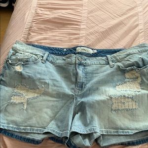 Torrid shorts with rips
